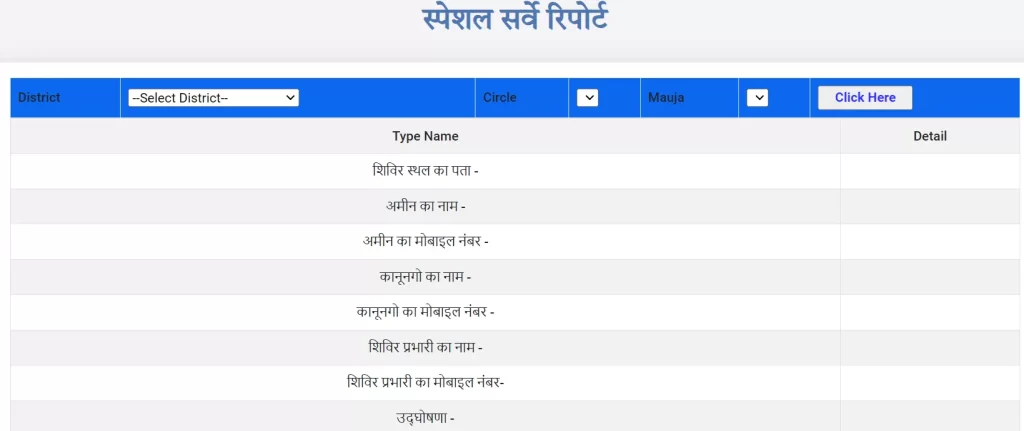 Bihar Land Survey Status Check