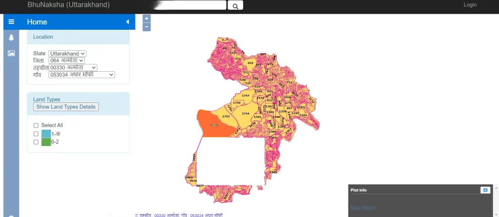 Bhu Naksha Uttarakhand Online