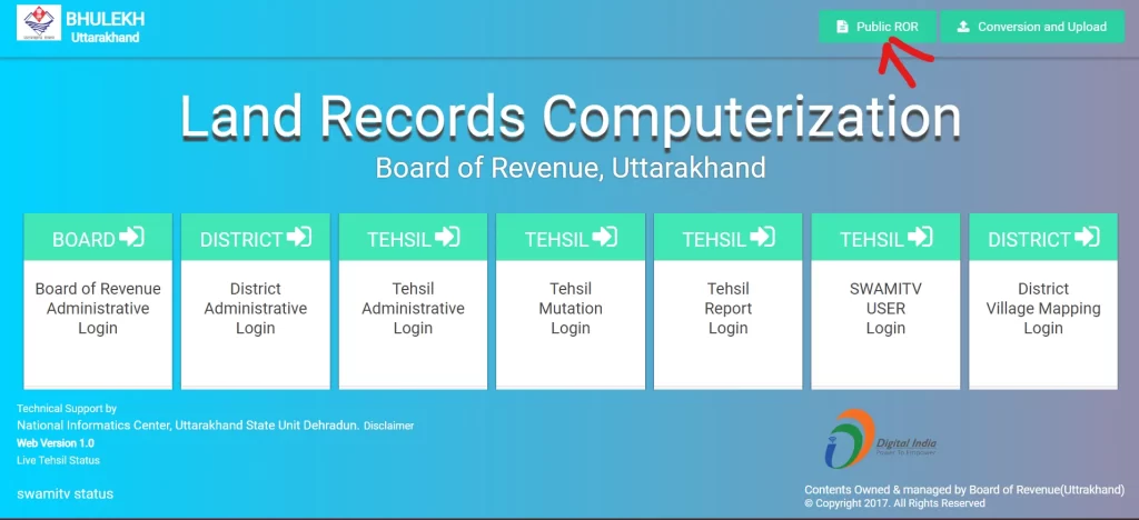 Land Record Uttarakhand