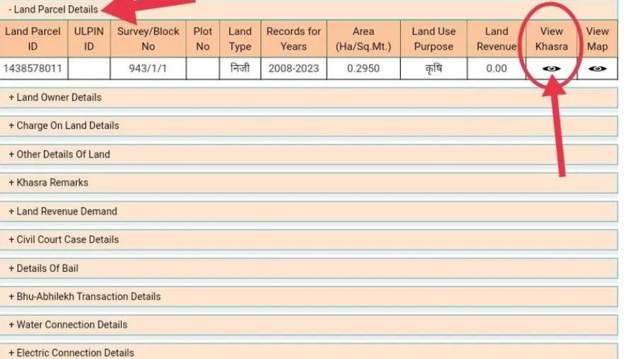 Madhya Pradesh Land Record